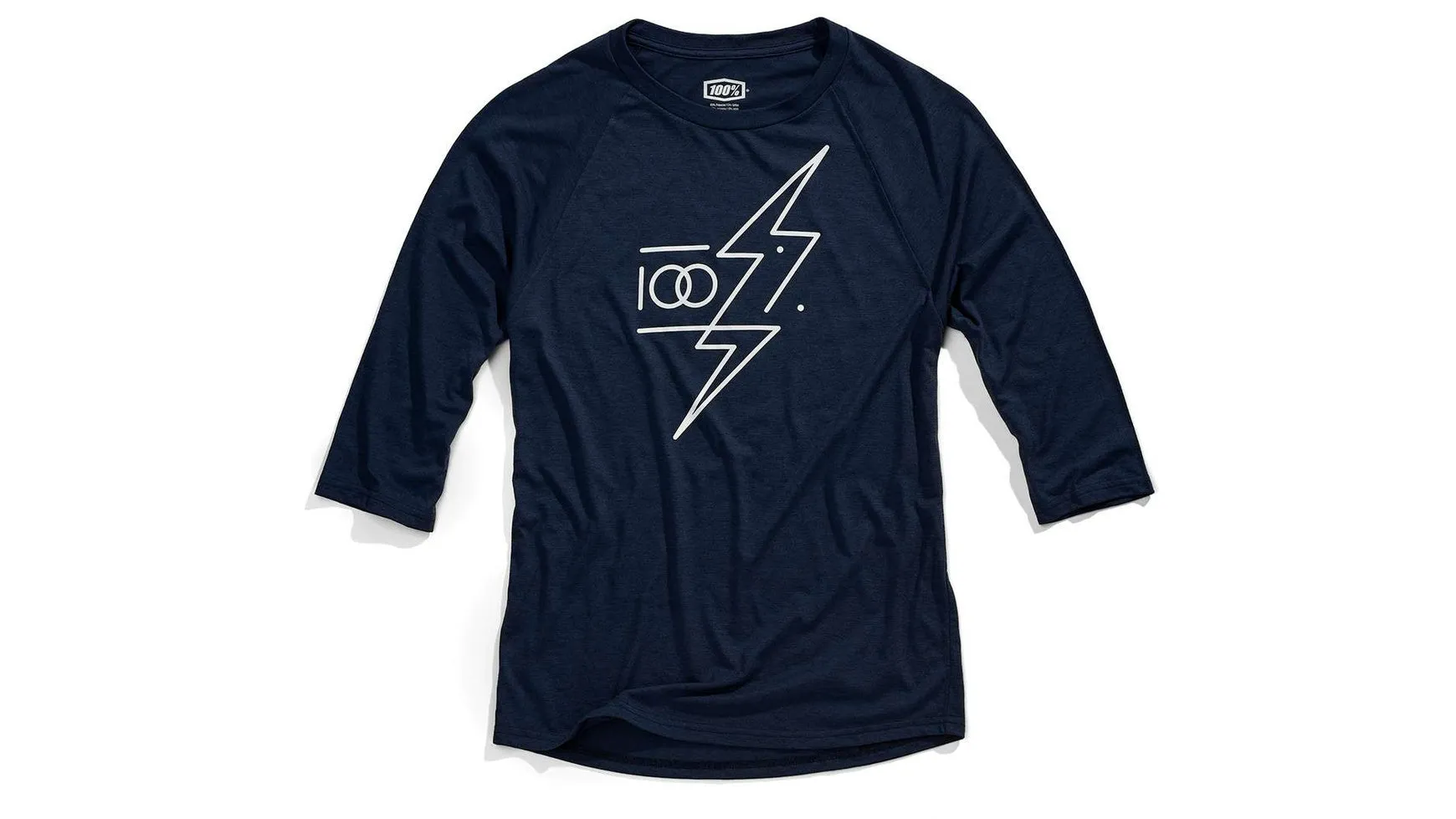 100% Helgi 3/4 Sleeve Tech Tee