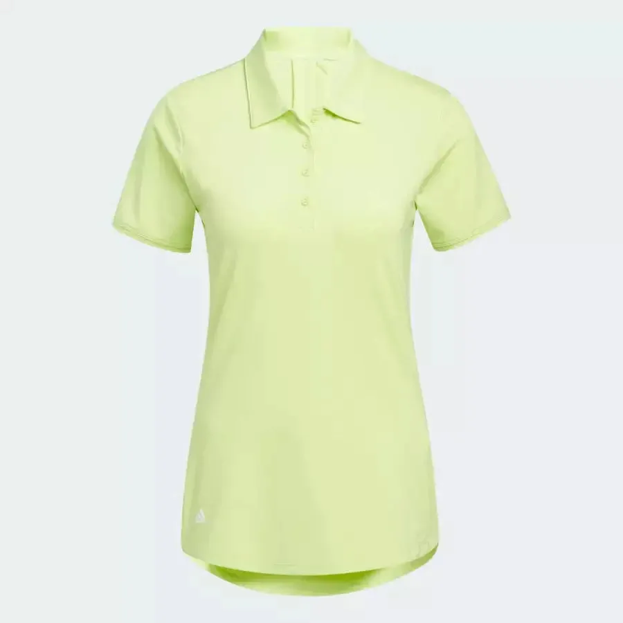 Adidas Ladies Ultimate365 Solid Polo Shirt Green