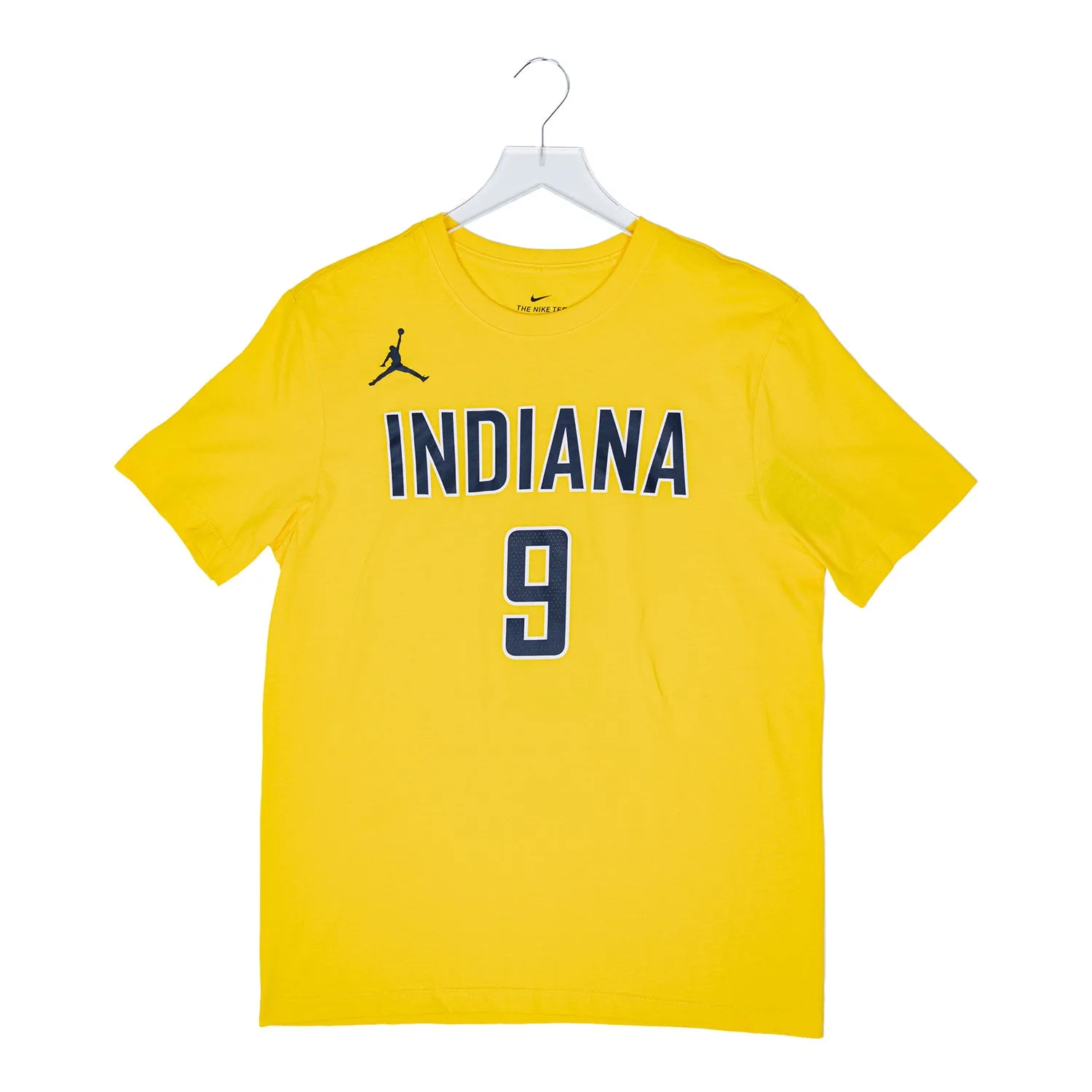 Adult Indiana Pacers #9 T.J. McConnell Statement Name and Number T-shirt by Jordan