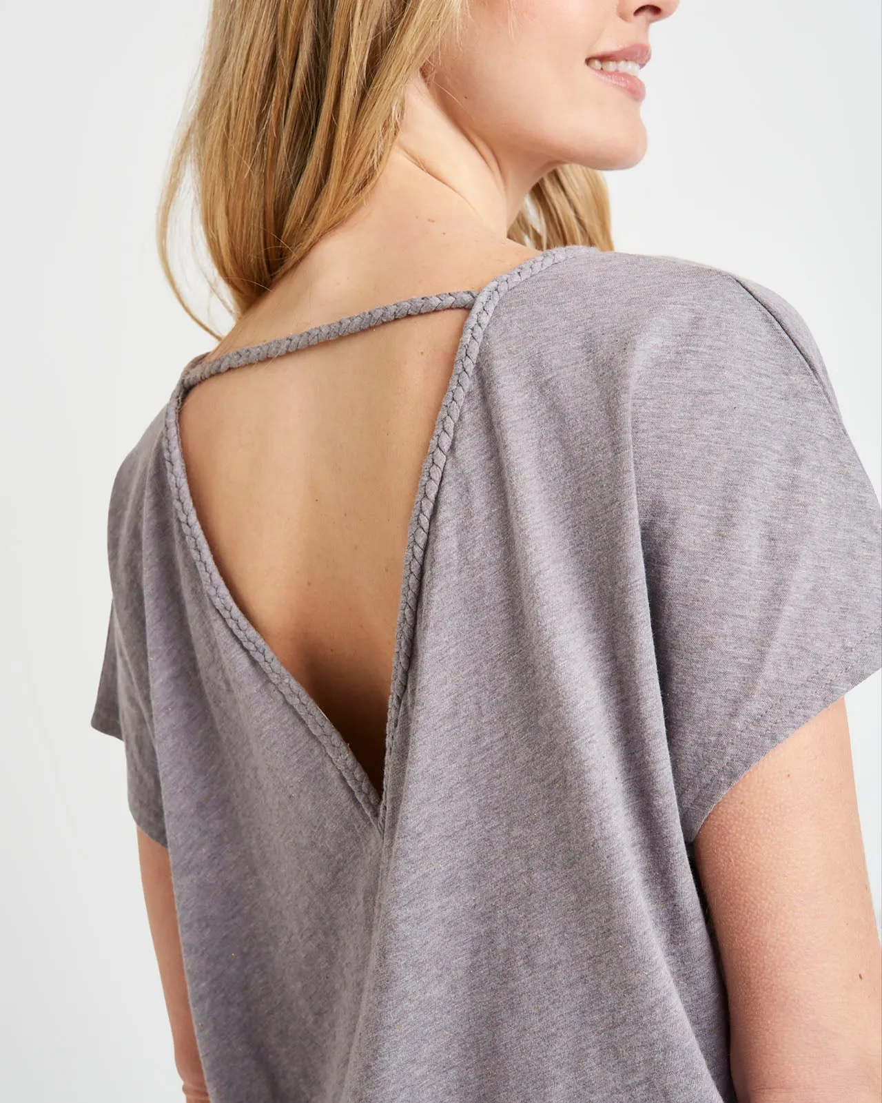 Ali Heather Lurex Tee
