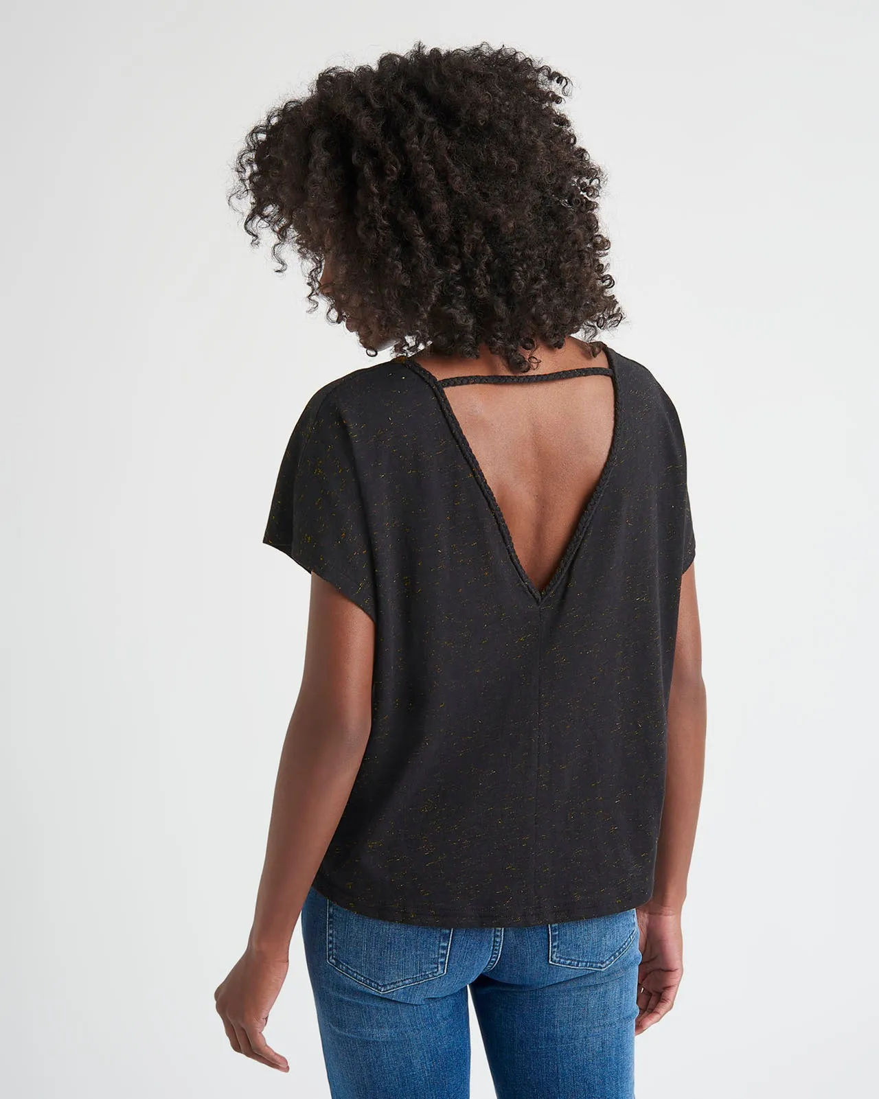 Ali Heather Lurex Tee
