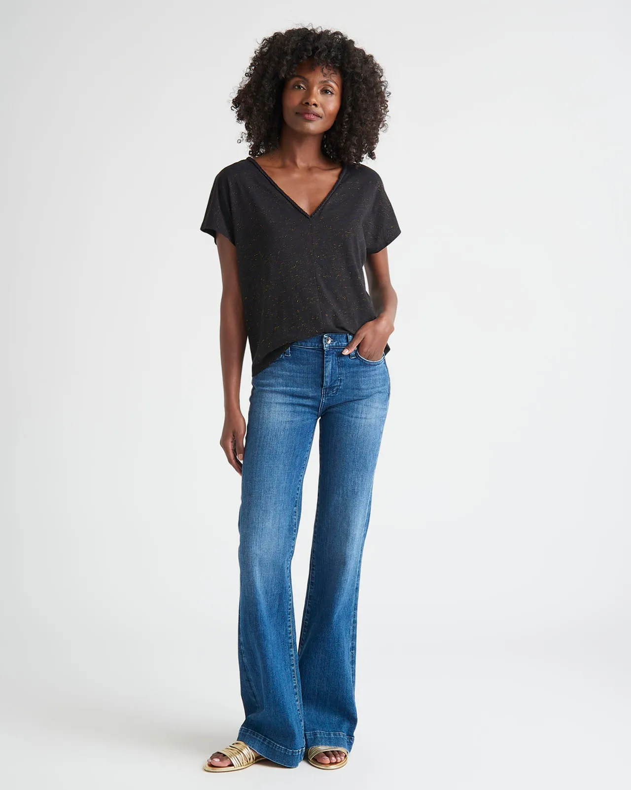 Ali Heather Lurex Tee