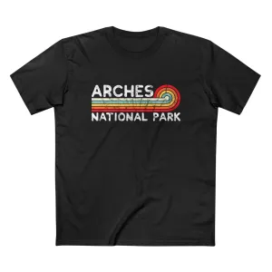 Arches National Park T-Shirt - Vintage Stretched Sunrise