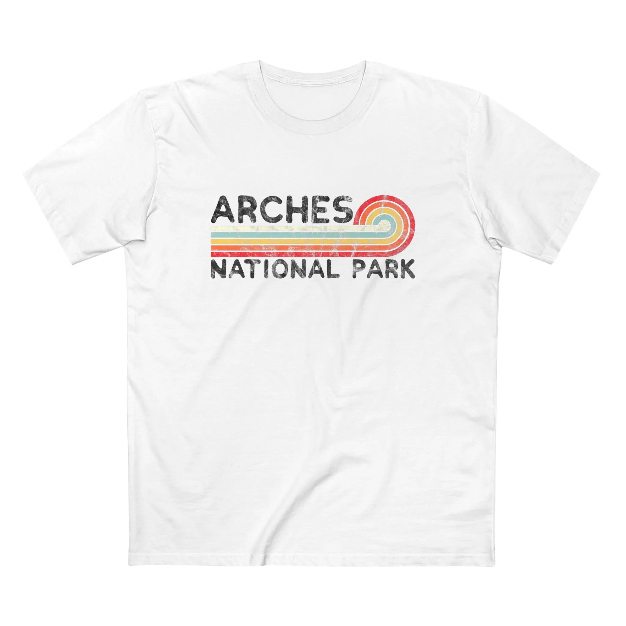 Arches National Park T-Shirt - Vintage Stretched Sunrise