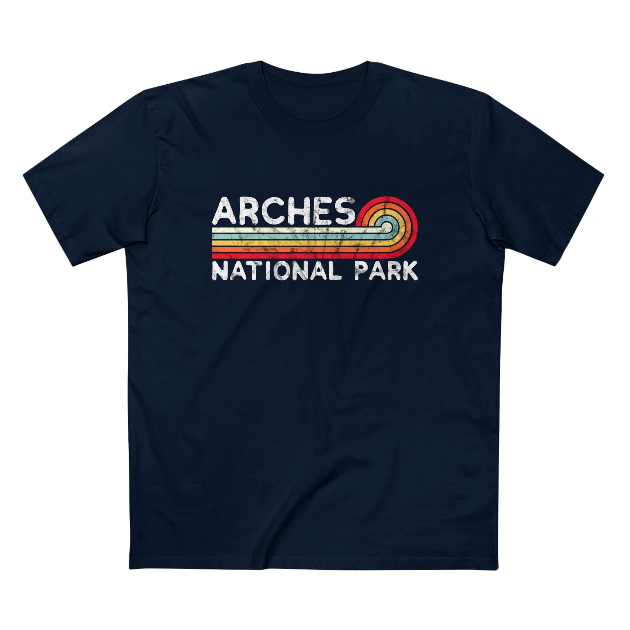 Arches National Park T-Shirt - Vintage Stretched Sunrise