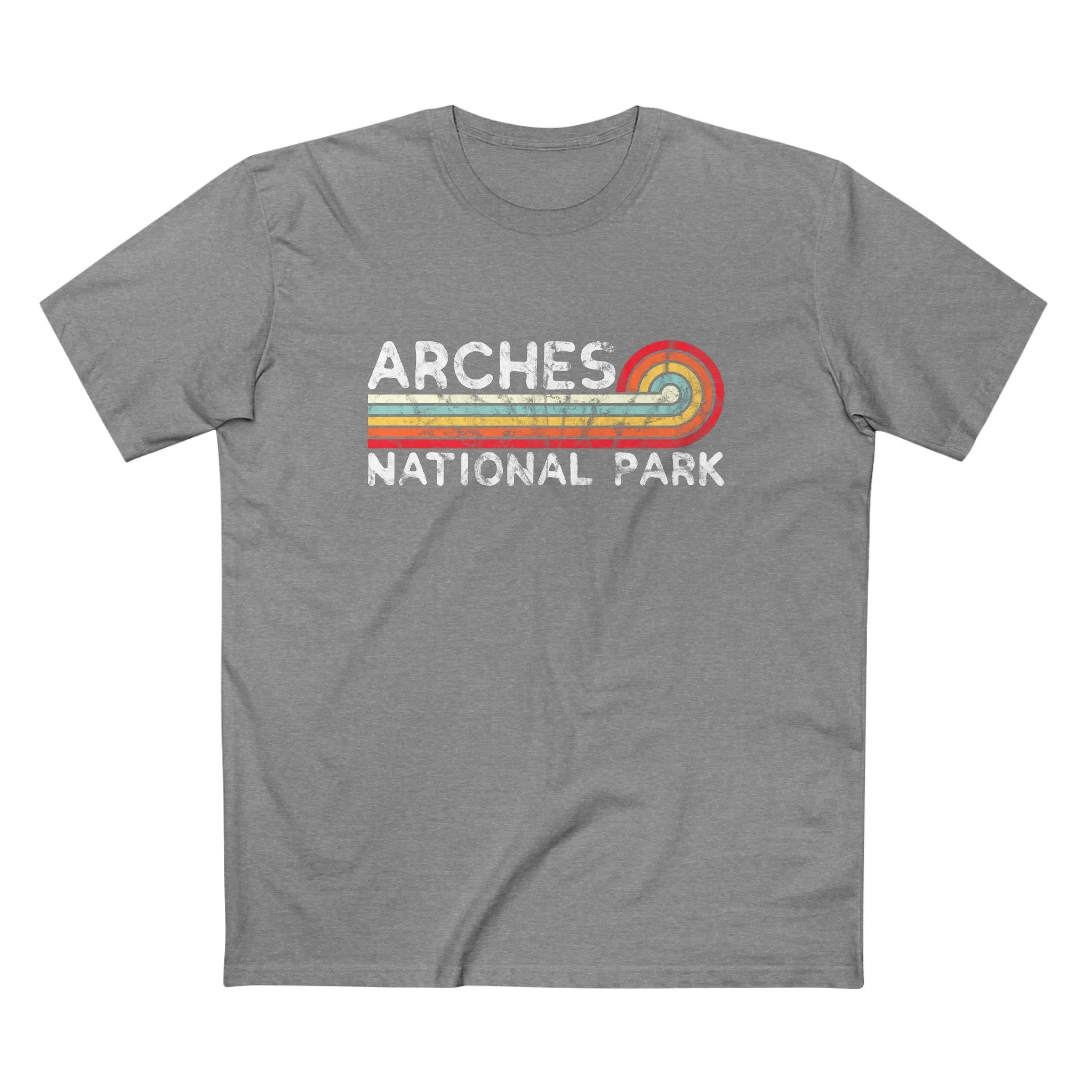 Arches National Park T-Shirt - Vintage Stretched Sunrise