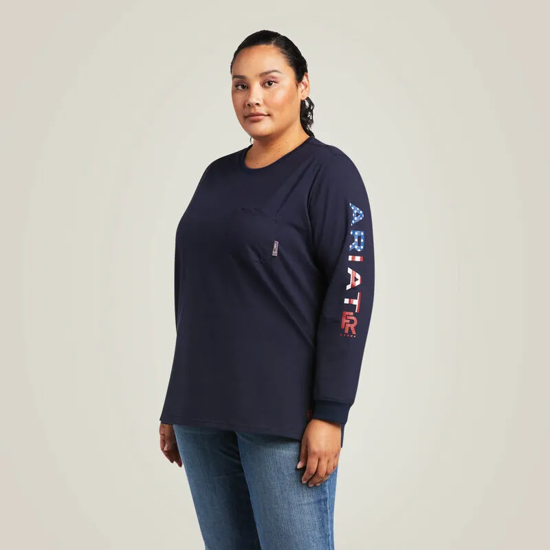 Ariat Ladies FR Stretch Logo T-Shirt Style 10039292