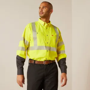 Ariat Mens FR Hi-Vis Work Shirt Style 10048689