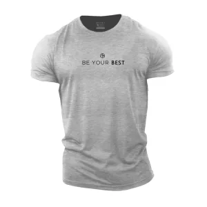 Be Your Best Print Men's Fitness T-shirts