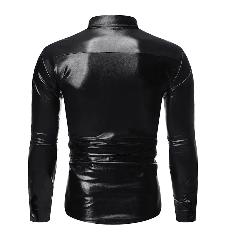 Body Shining Sequin Shirt