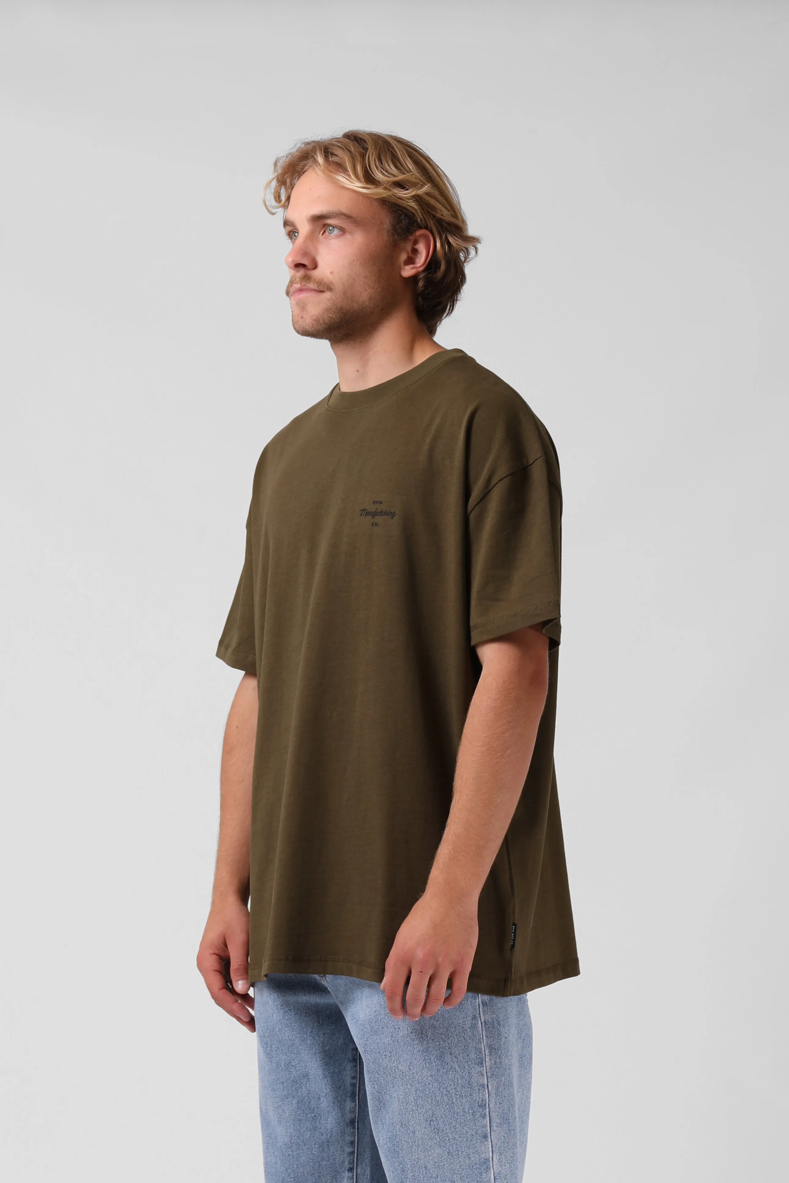 Box OS Tee - Olive