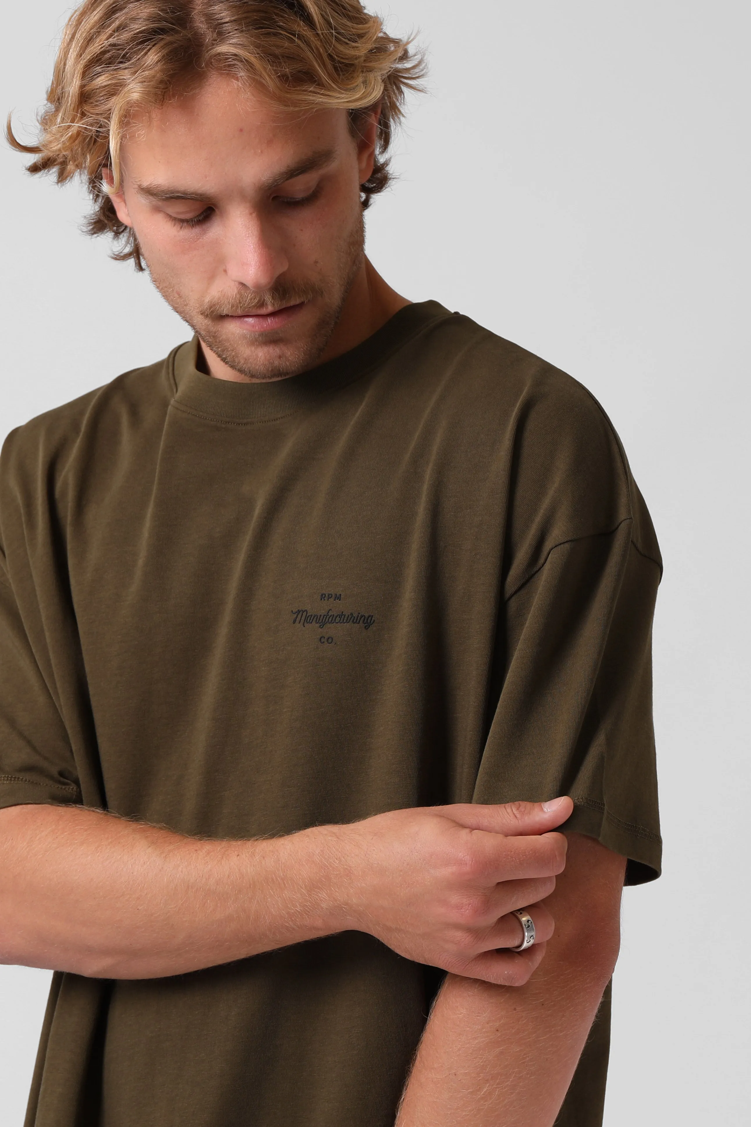 Box OS Tee - Olive