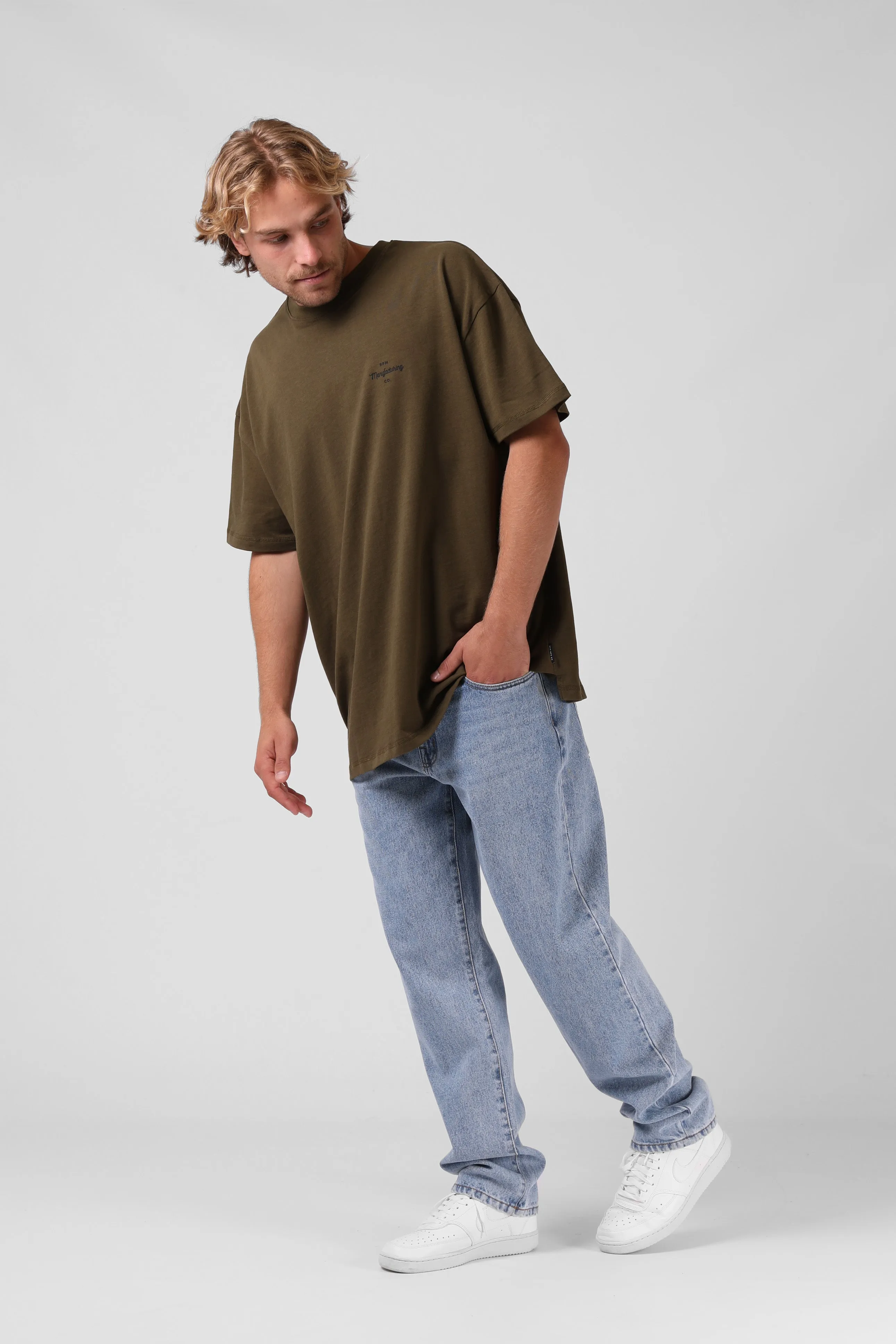 Box OS Tee - Olive
