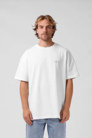 Box OS Tee - White