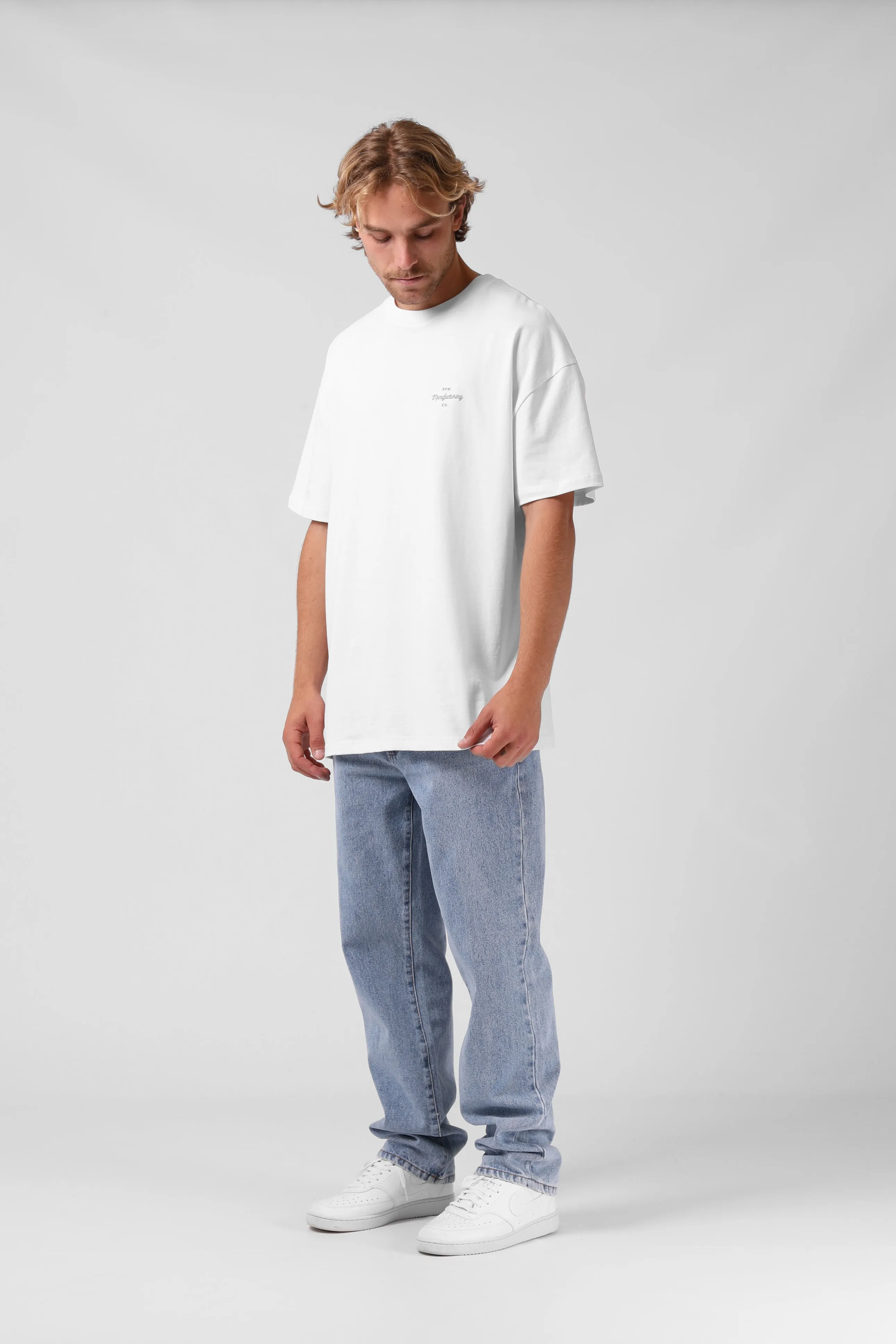 Box OS Tee - White