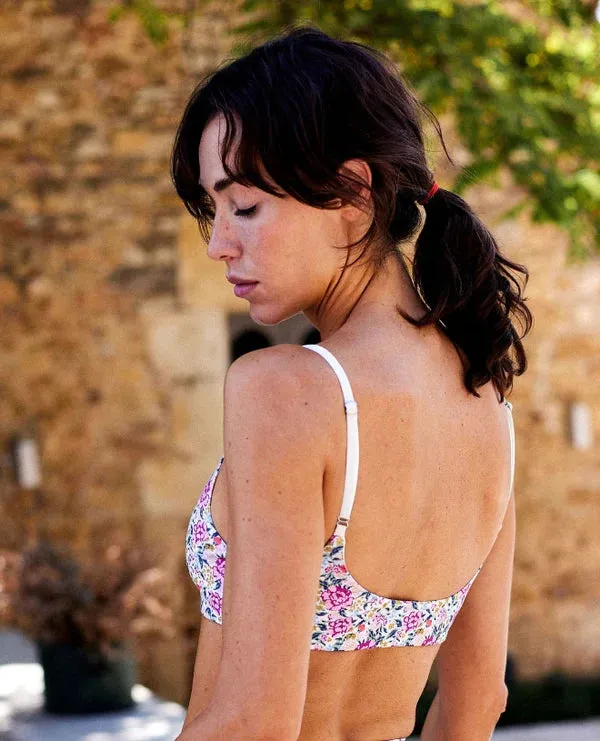 CANOPEA~ 2 pc Prune/ Leandra romance floral bikini