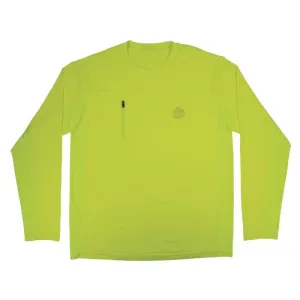 Chill-its 6689 Cooling Long Sleeve Sun Shirt With Uv Protection, Small, Lime, Ships In 1-3 Business Days