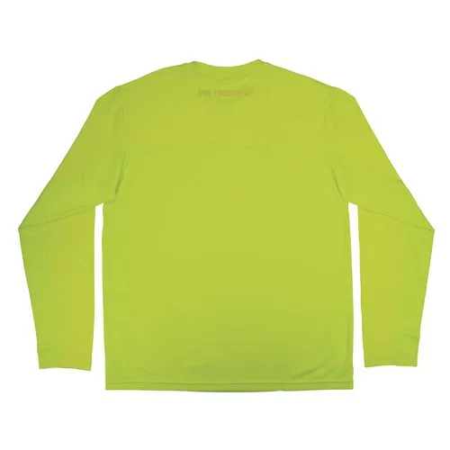 Chill-its 6689 Cooling Long Sleeve Sun Shirt With Uv Protection, Small, Lime, Ships In 1-3 Business Days