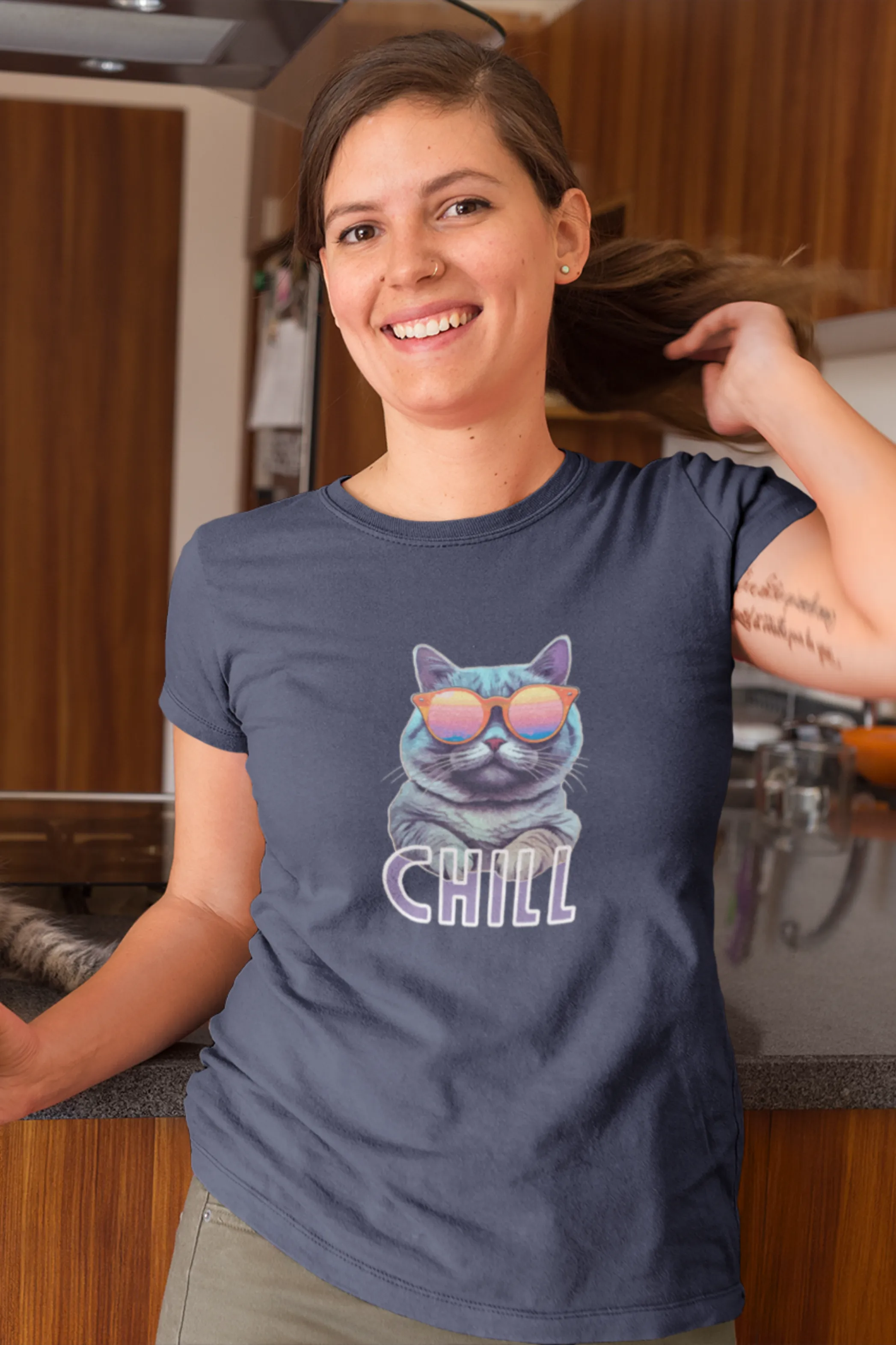 Chill Printed T-shirt for women