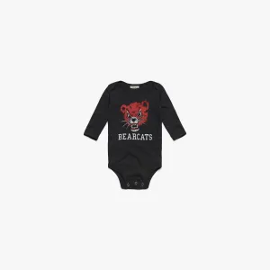 Cincy Bearcats Long Sleeve Baby One Piece