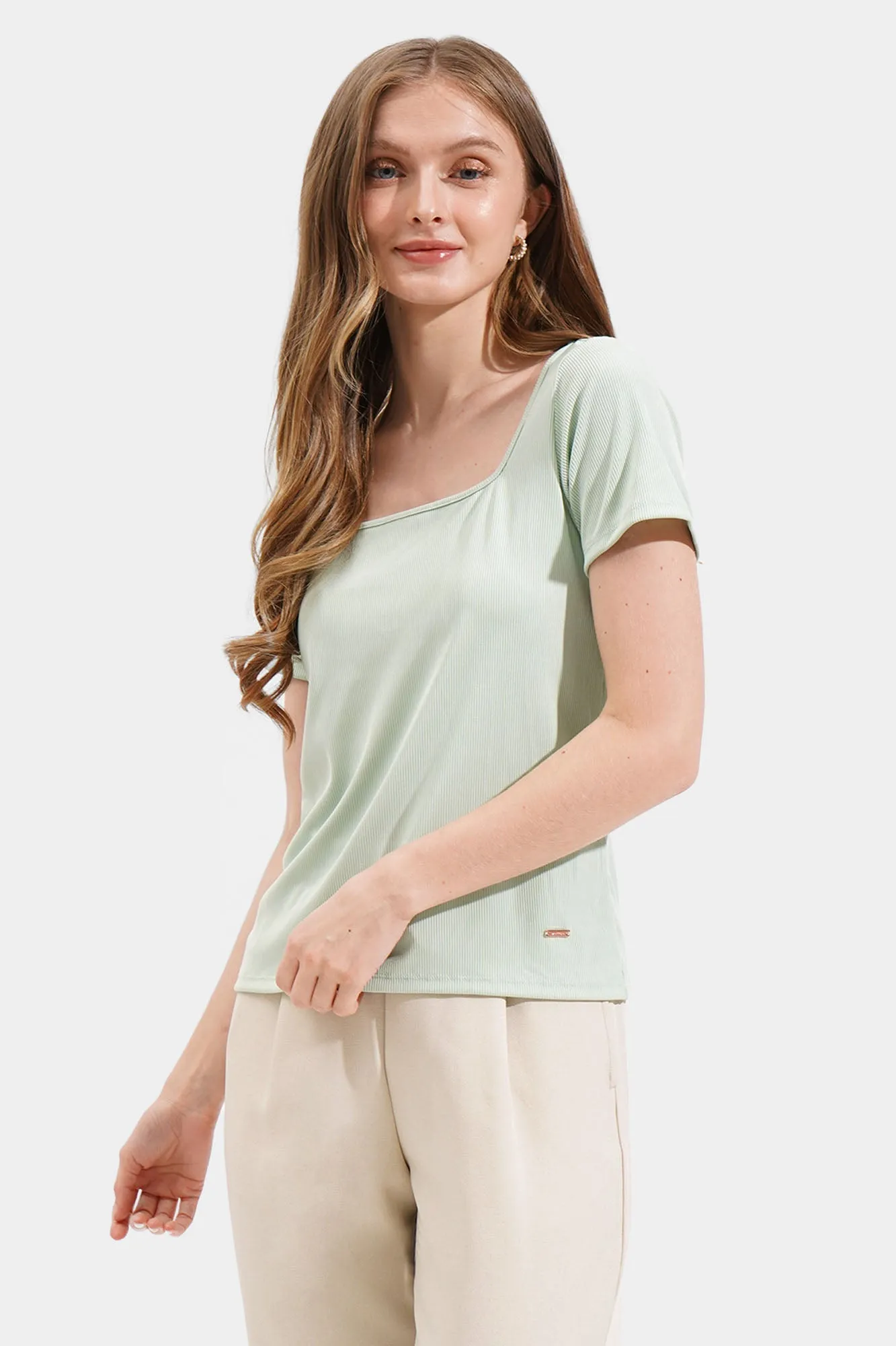 Closet Staples Square Neck Tee