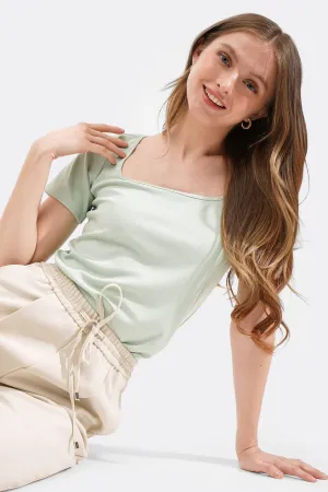 Closet Staples Square Neck Tee