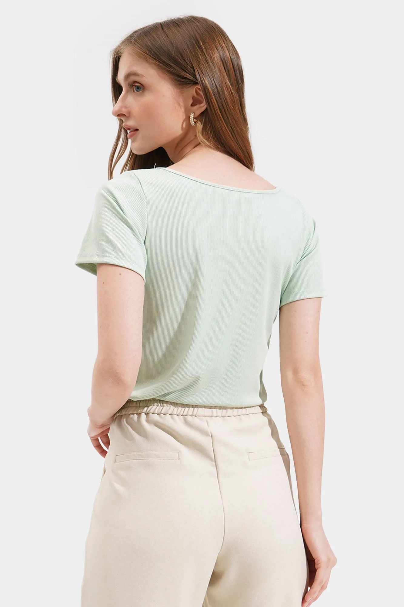 Closet Staples Square Neck Tee