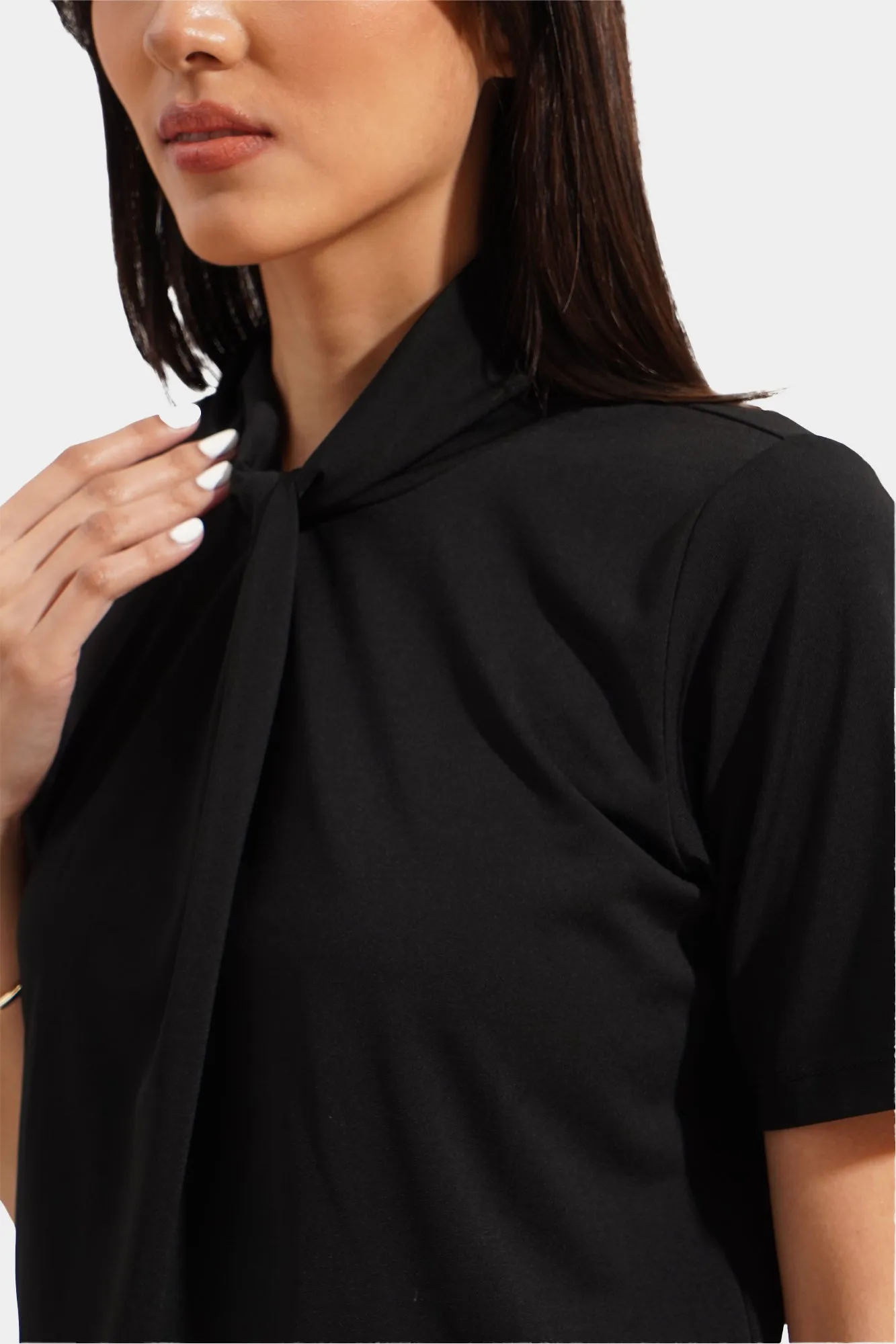 Closet Staples Tee with Tie Detail
