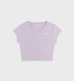 Club Logo Training Tee - Faded Lilac