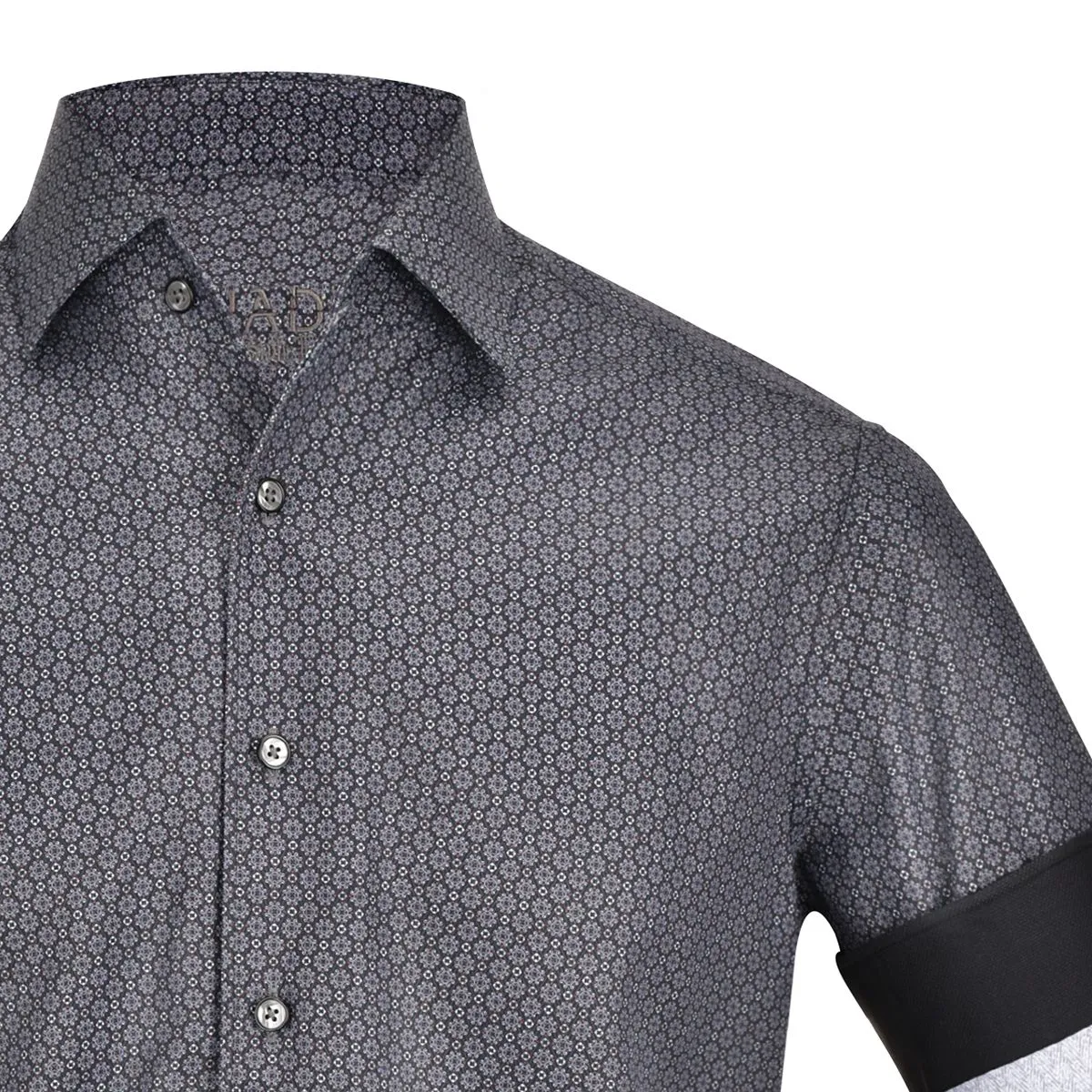 CMW556R - Cuadra black casual fashion cotton shirt for men