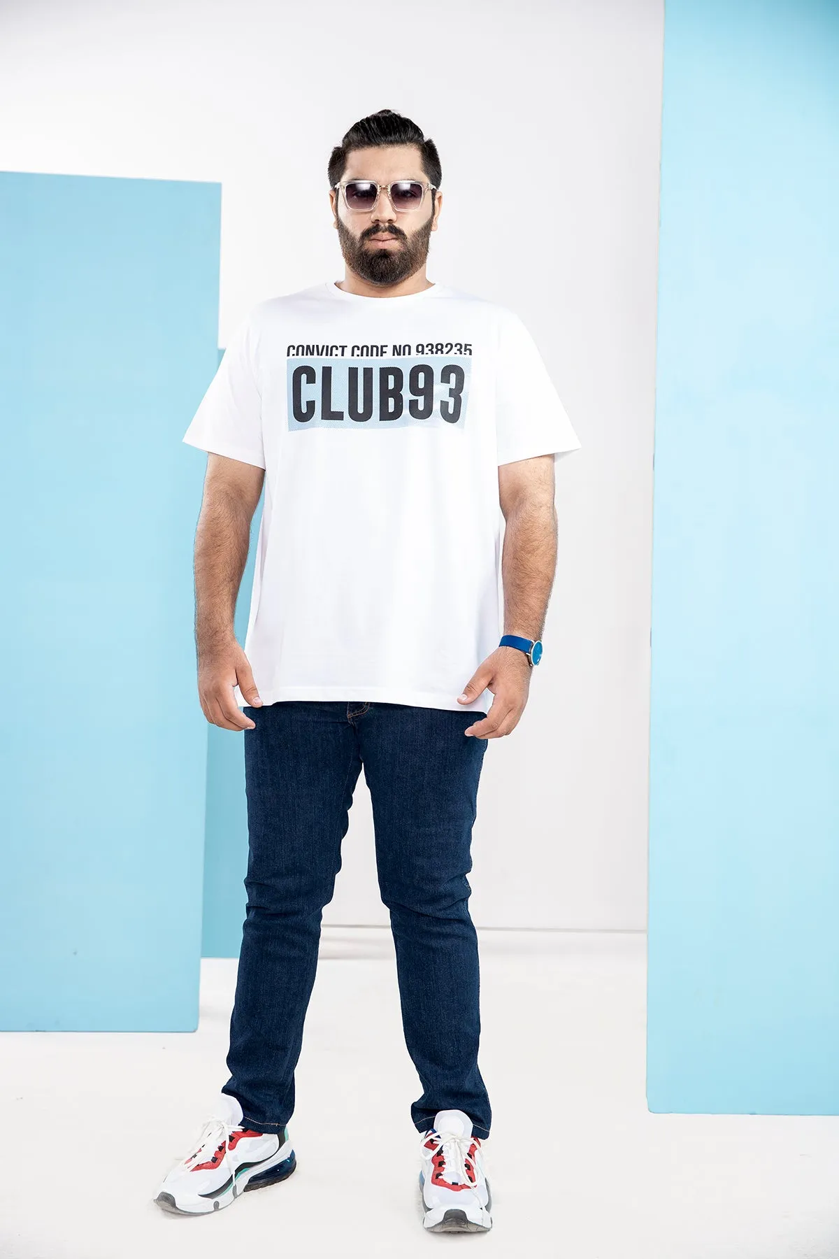 Convict Club Printed Tee (Plus Size) - S21 - MT0098P