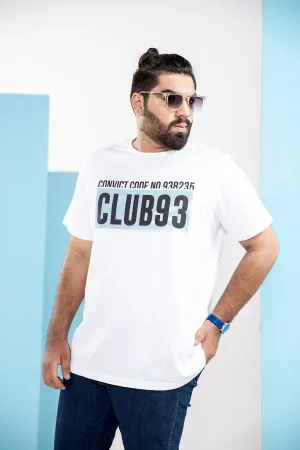 Convict Club Printed Tee (Plus Size) - S21 - MT0098P