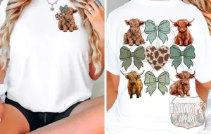 Cow Bows Tee/ LS/ Crew/ Hoodie