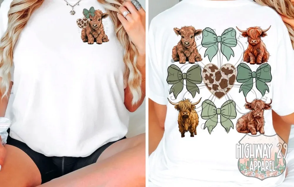 Cow Bows Tee/ LS/ Crew/ Hoodie