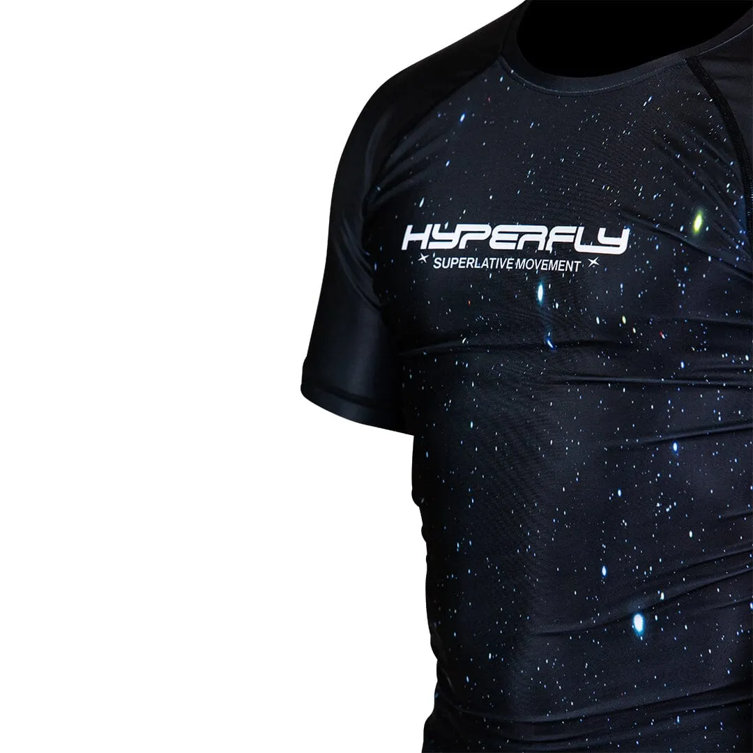 CyberFly Short Sleeve Universe Rash Guard