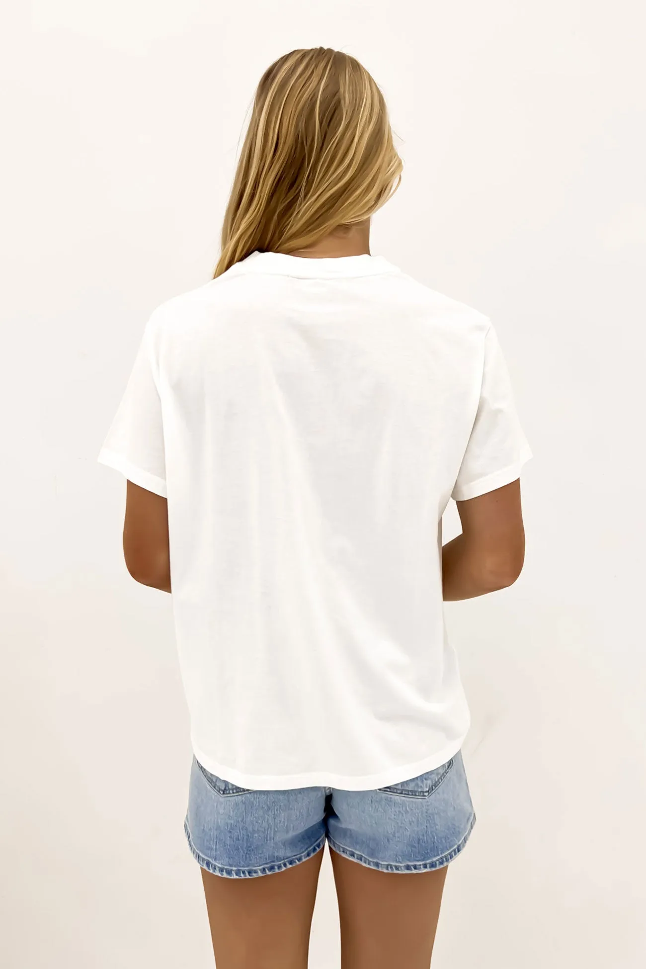 Del Camino Band T-Shirt White