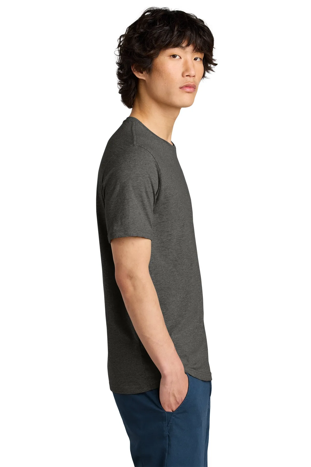 District Perfect Weight Custom Tees, Heathered Charcoal