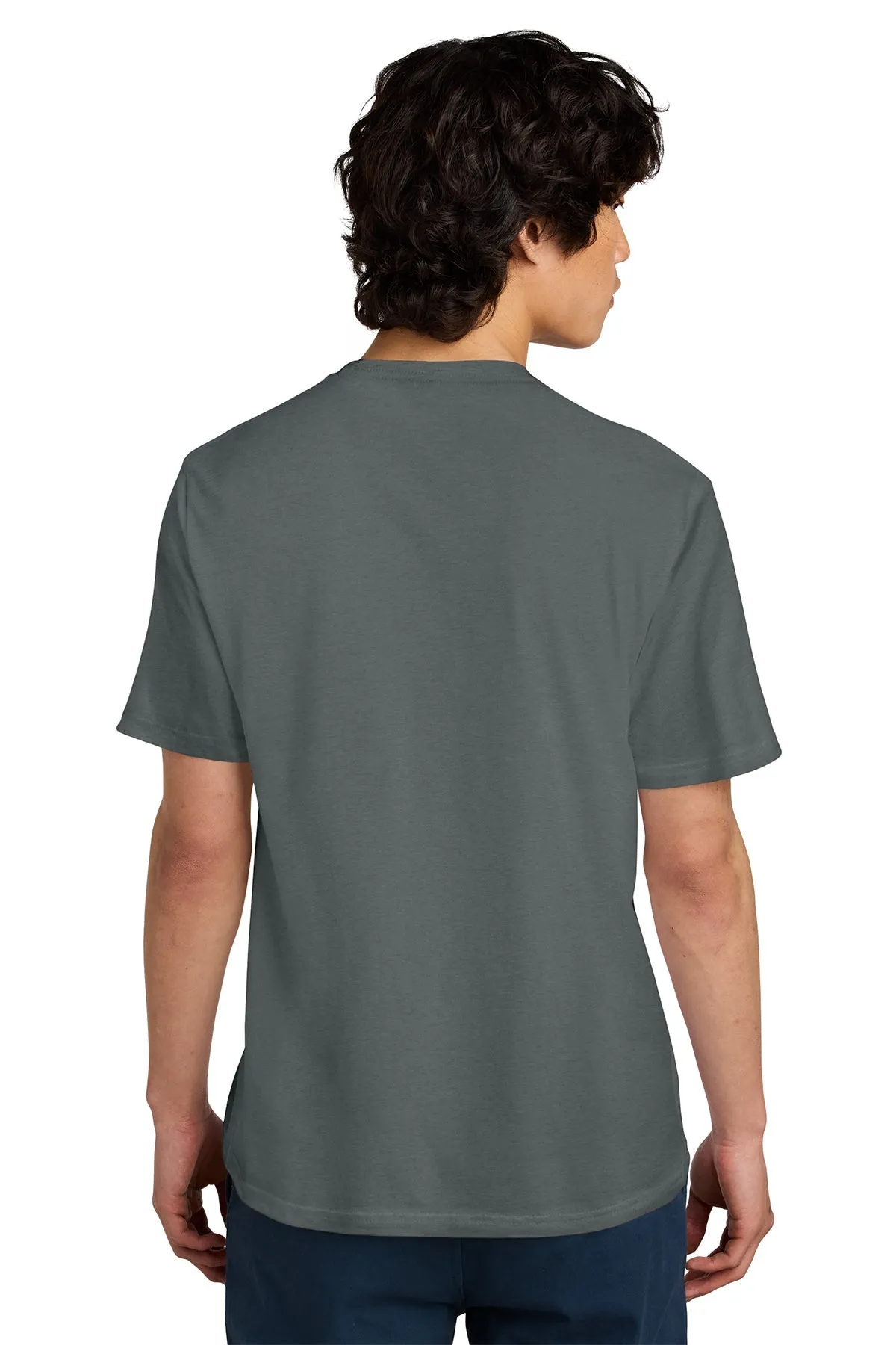 District Perfect Weight Custom Tees, Metal Grey