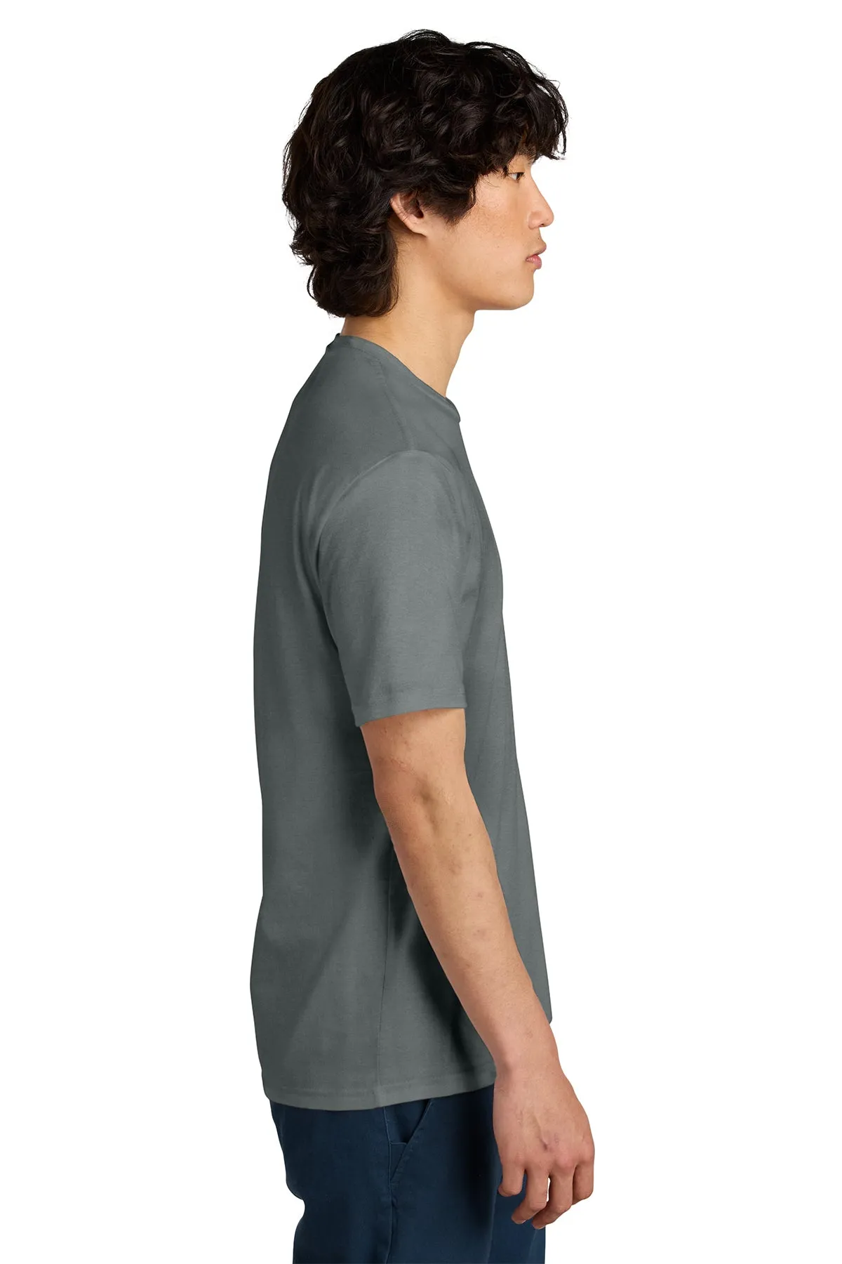District Perfect Weight Custom Tees, Metal Grey