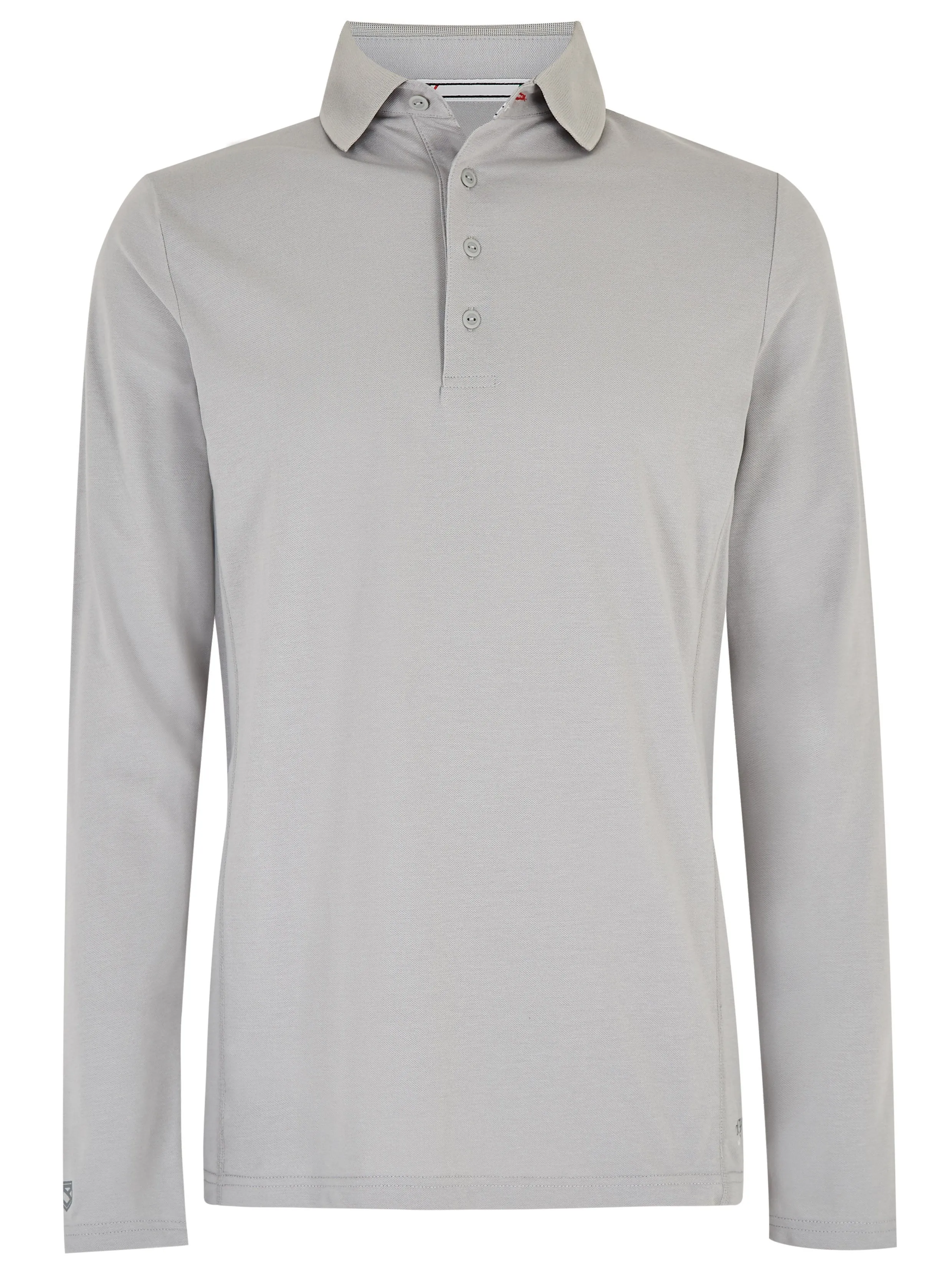 Dubarry Mens Freshford Long Sleeved Polo Platinum