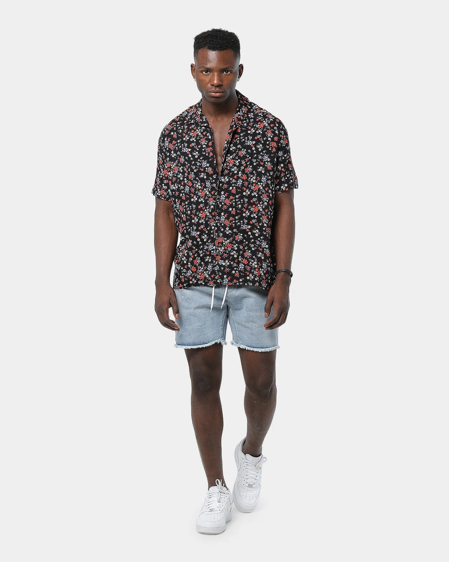 Elevn Poppy Party Shirt Black
