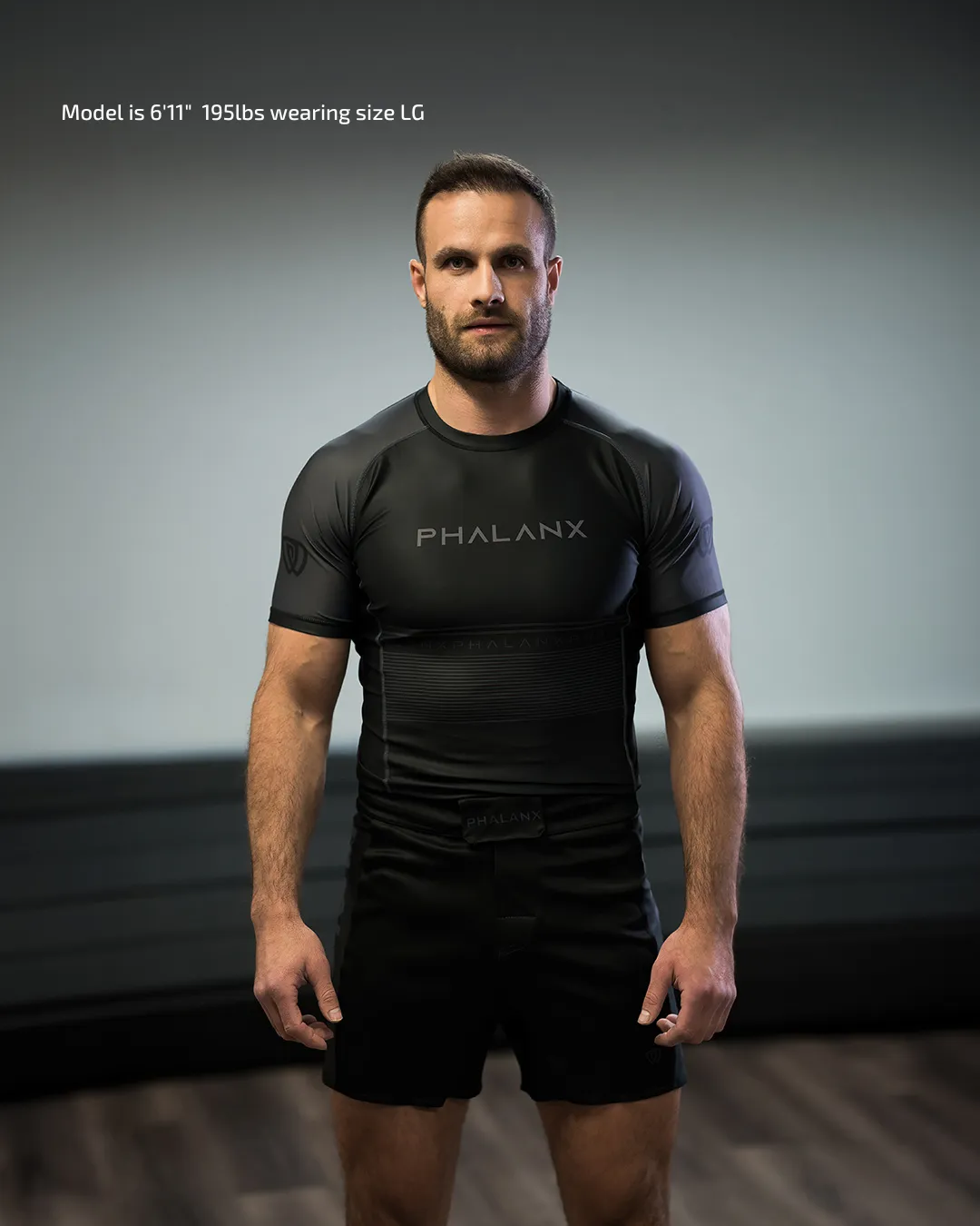 ENFORCER BLACKOUT SHORT-SLEEVE RASH GUARD