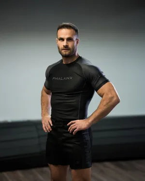 ENFORCER BLACKOUT SHORT-SLEEVE RASH GUARD