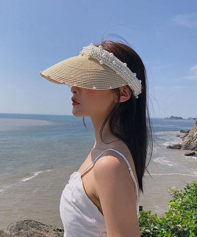 Fashion Pearl Sun Hat