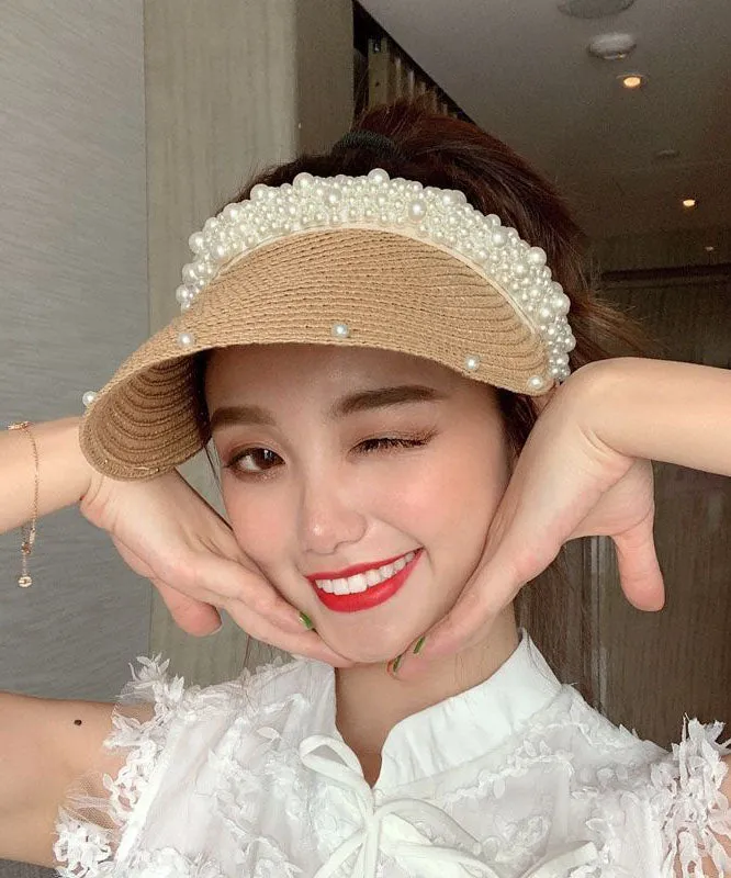 Fashion Pearl Sun Hat