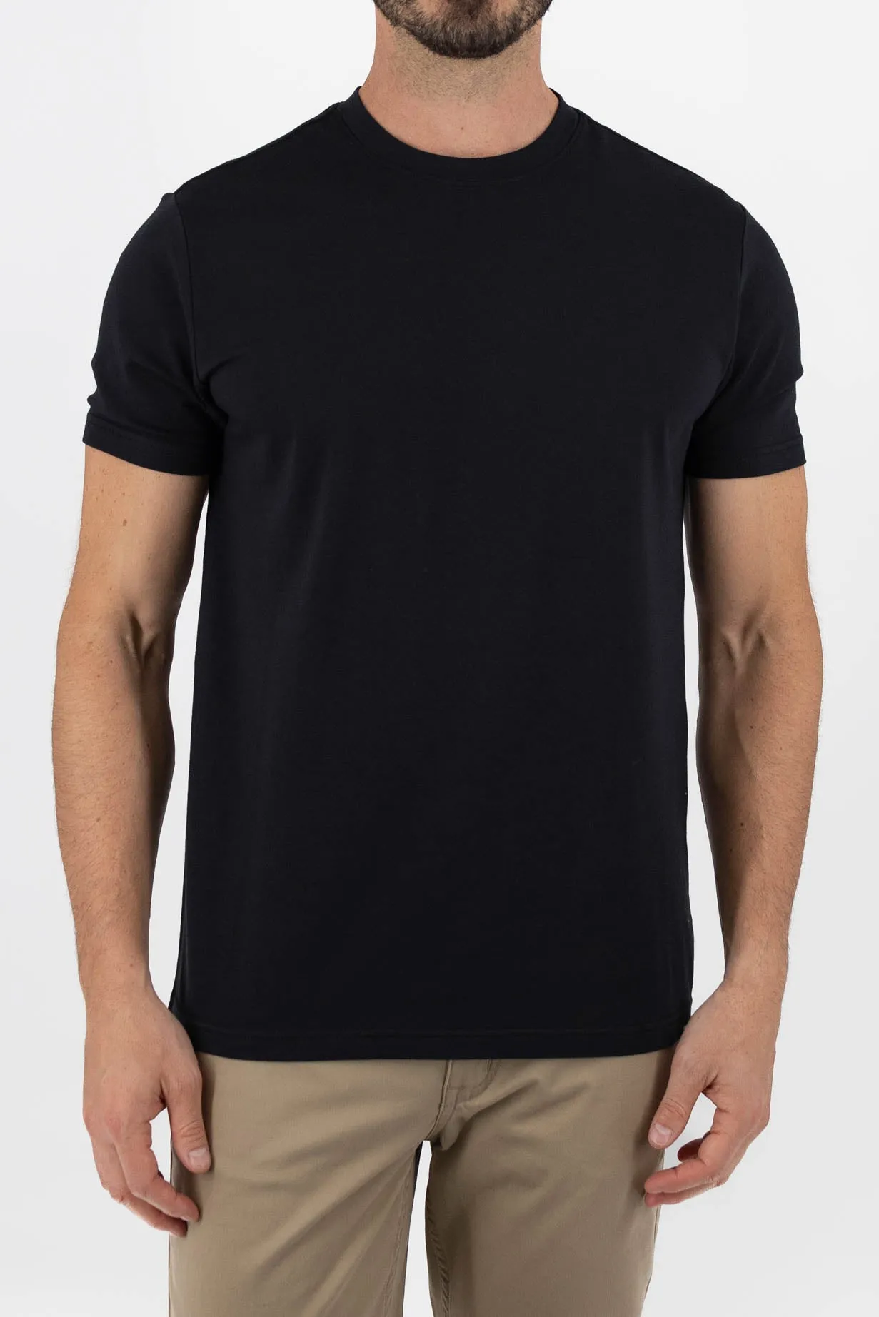 Feeder Stripe Tee - Black on Black