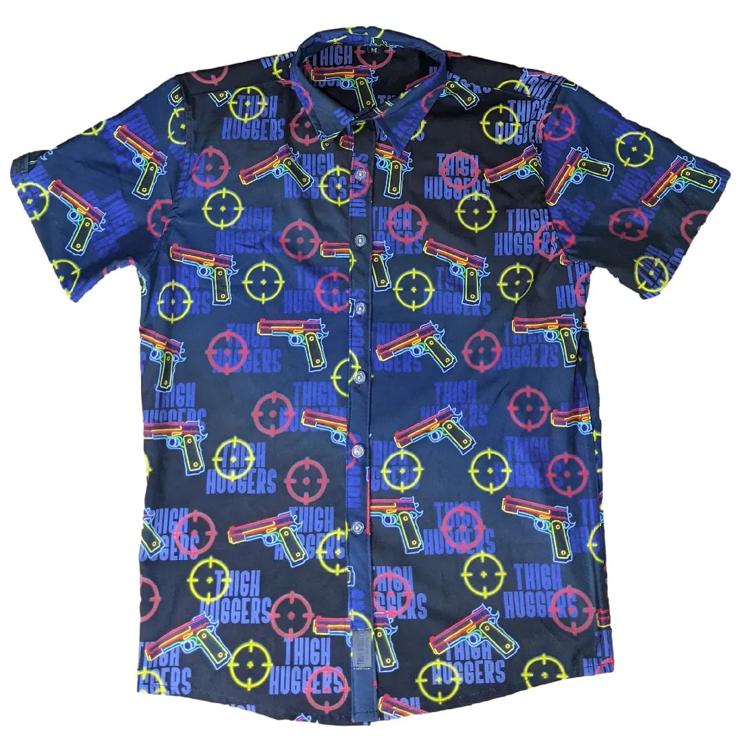 Fitness Neon Gun Hawaiian Shirts
