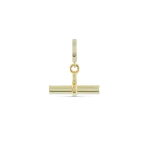 Gold T-Bar Pendant