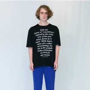 GRAPHIC T-SHIRT"SLOGAN"