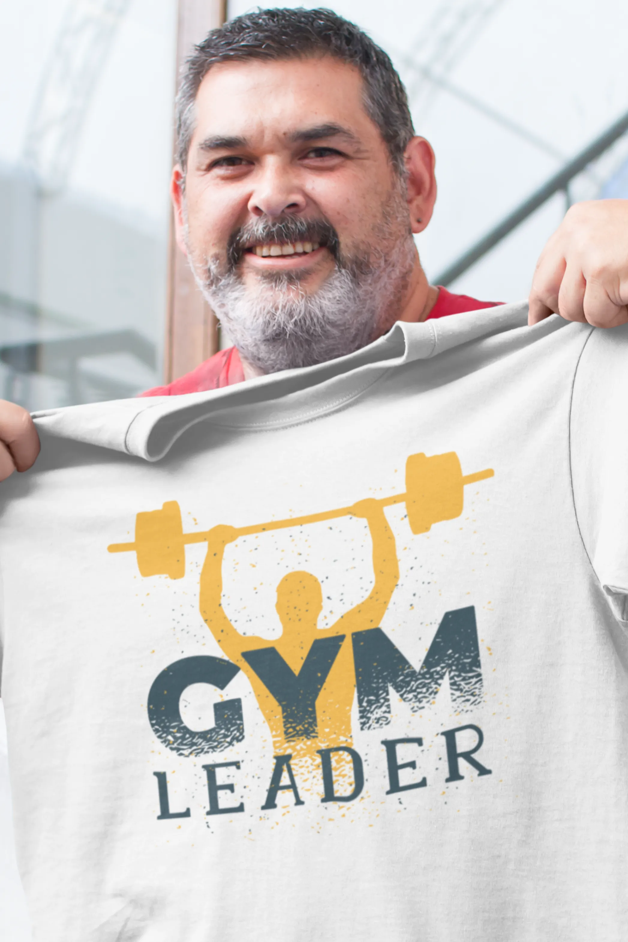 Gym Leader Printed Oversized T-shirt for Men